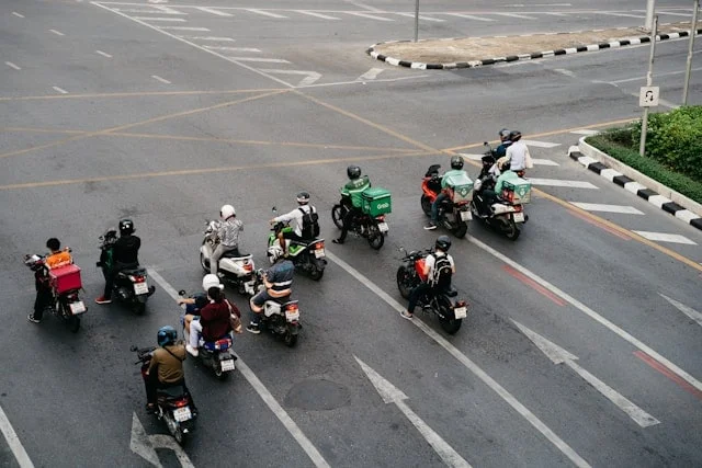 Electric motorcycle contributing to a cleaner environment